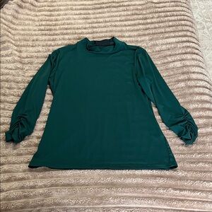 NY&Co Elegant Green Women's Top